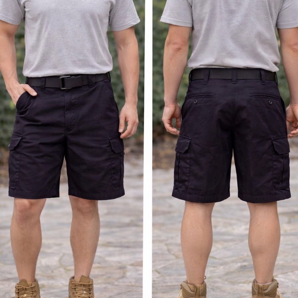 Elbeco Men's Dark Cargo Shorts size 18
